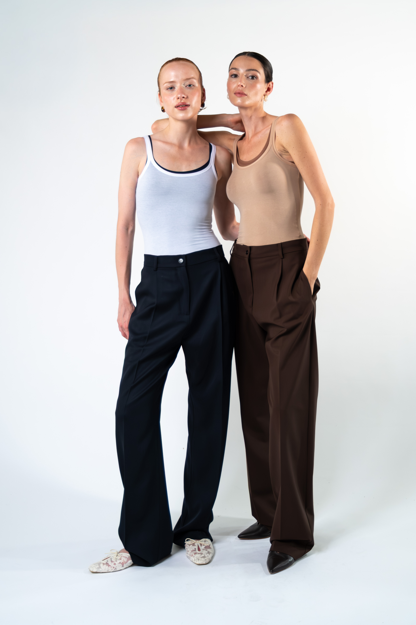 Pantalone sartoriale in fresco di lana - blu
