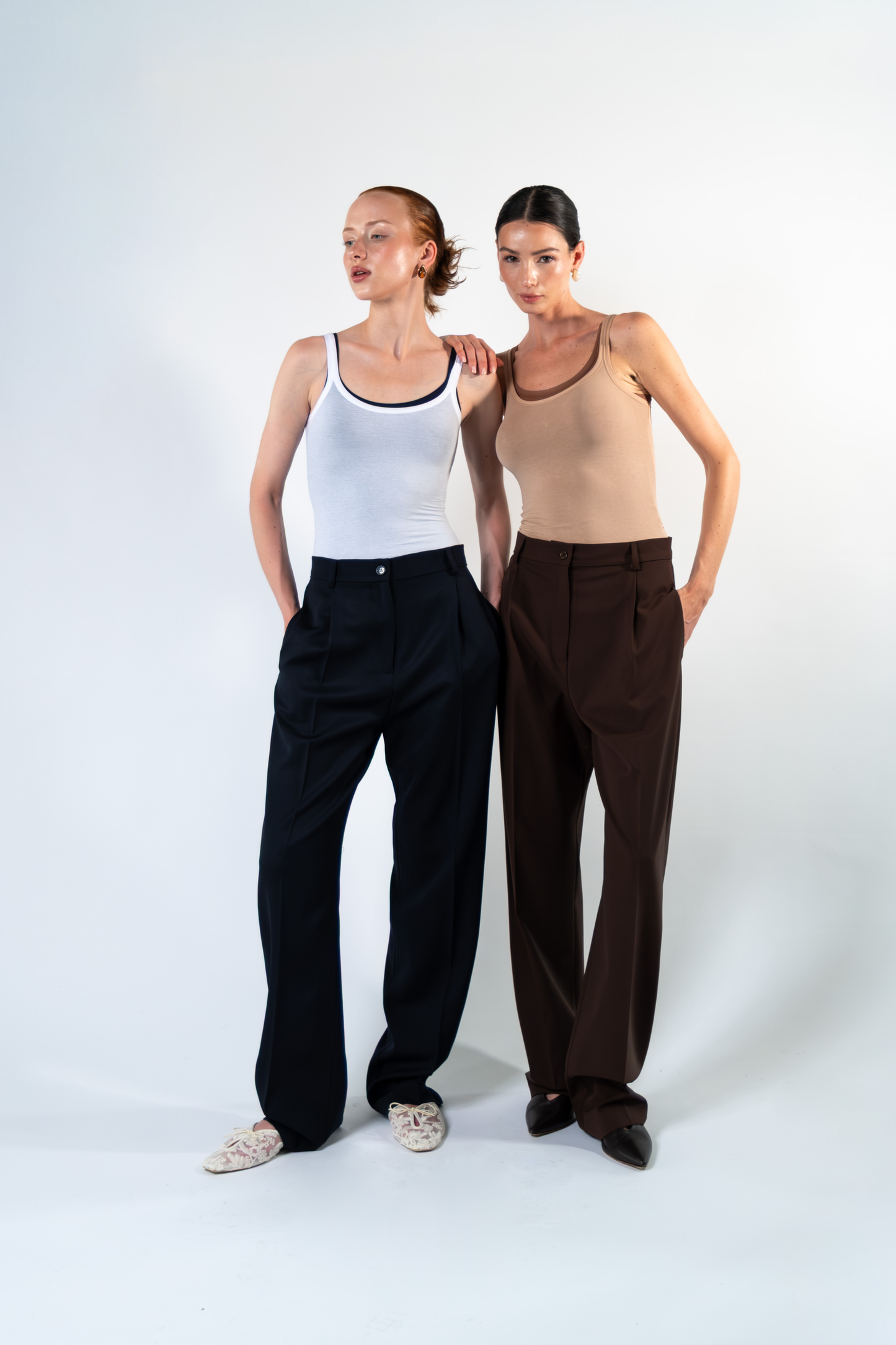 Pantalone sartoriale in fresco di lana - blu
